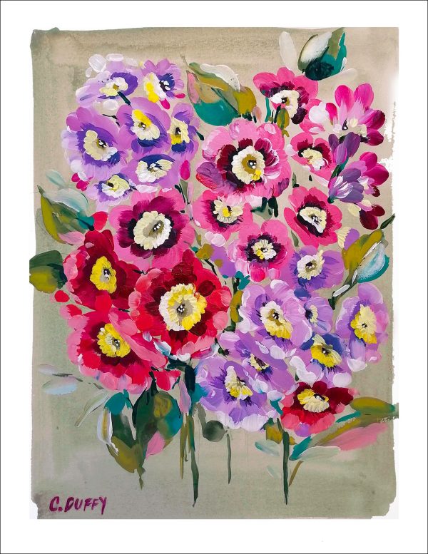 flower painting abstract art